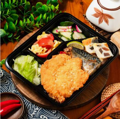 雙拼魚＋雞肉飯