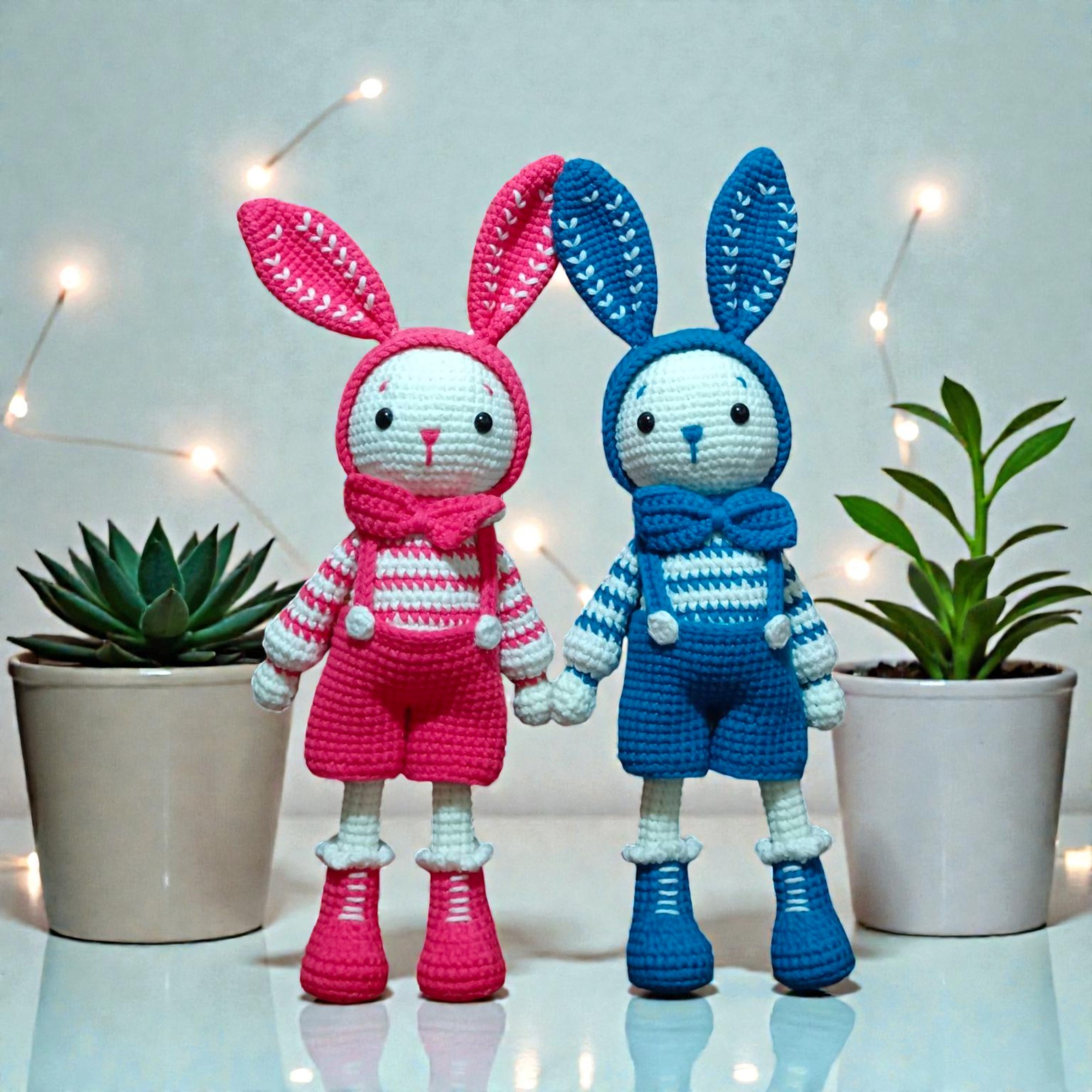 情侶兔(一對)-47公分 